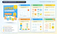 design children educational workbooks, learning worksheet, and activity books