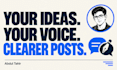 ghostwrite linkedin posts for b2b founders