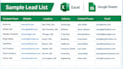 do b2b lead generation and company research