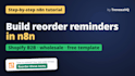 fix or build your n8n workflow for shopify, sheets and email
