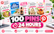 design high quality pinterest pins