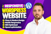 build wordpress website, wordpress business website and wordpress blog website