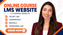 create course content on learnworld, moodle, graphy, talentlms and wordpress lms
