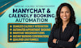 setup manychat automation with calendly integration for booking
