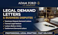 write a professional business dispute demand letter