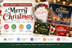 create a personalized merry christmas design, card or video