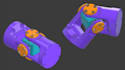 3d cad model custom metal railing brackets and hardware