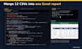write or fix a python script to automate excel, CSV, or PDF tasks