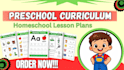 design engaging preschool curriculum homeschool lesson plans, elearning contents