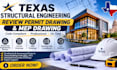 provide texas structural engineering review permit drawing mep drawing