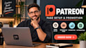 setup patreon page, patreon promotion, patreon management and optimization