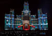 do christmas projection mapping resolume visual led wall festive stage animation