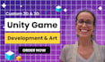 unity game developer, unity game development, unity 2d, unity 3d game art desig
