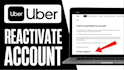 do uber reactivation, amazon flex reactivation, spark reactivation and lyft