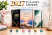 2027 printable planner, digital planner, custom planner design, 2027 calendar