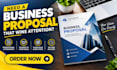 write business proposals project proposals and partnership proposals now