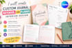 create custom journal, notebook, and planner interior design