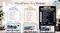 design a professional wordpress blog website