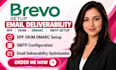 setup brevo email deliverability brevo spf dkim dmarc SMTP setup