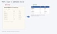 convert PDF to word or excel, scanned pdf to editable document