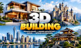 create 3d models, game maps, and terrain designs