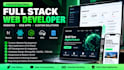 develop a full stack website with a custom admin panel