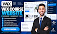 wix online course redesign wix studio, elearning, membership and SEO development