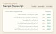 transcribe arabic audio and video accurately