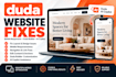 fix duda website mobile responsive duda website builder aicopilot duda builder