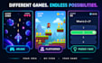 create a custom browser game using HTML, CSS and javascript