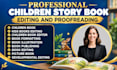 edit and format childrens books for amazon KDP