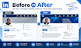 optimize your linkedin profile, headline about section and SEO