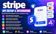 setup and integrate stripe API, stripe checkout, webhooks and subscriptions
