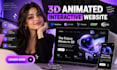 3d animated website interactive website webflow spline threejs gsap webgl