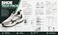 create shoe tech pack, shoe design, footwear tech pack and sneaker tech pack