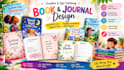 design custom KDP book covers and illustrated journal covers