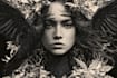draw dark art illustration with engraving style