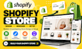 build shopify store website, redesign shopify website and copy dropshipping site