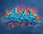 create a bold streetwear graffiti logo