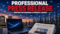 write, do press release distribution, article brand awareness online publishing