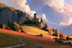 design a landscape illustration