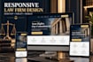 design a law firm website for lawyers and attorneys