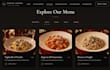 design a modern luxury restaurant menu