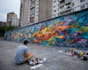 design a stunning fantasy graffiti mural