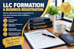 provide llc formation, registration documents and business setup guidance