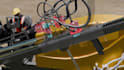 create 3d industrial drilling rig and underground pipeline animation video