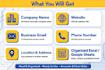 do web research and collect company contact information