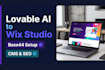 fix convert lovable ai website to wix studio website to base44 setup wix cms seo