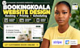 build booking koala cleaning website with bookingkoala scheduling, pricing, SEO