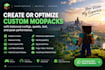 create custom minecraft modpack with balance configs quests loot and optimizatio